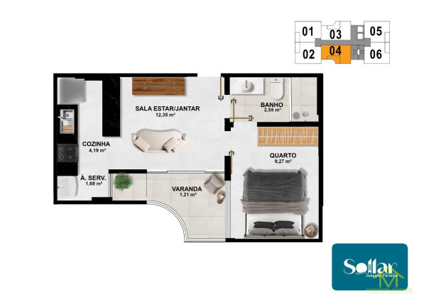 Imagem Apartamento com 1 Quarto à Venda, 33 m² em Praia De Itaparica - Vila Velha Imagem Apartamento com 1 Quarto à Venda, 33 m² em Praia De Itaparica - Vila Velha