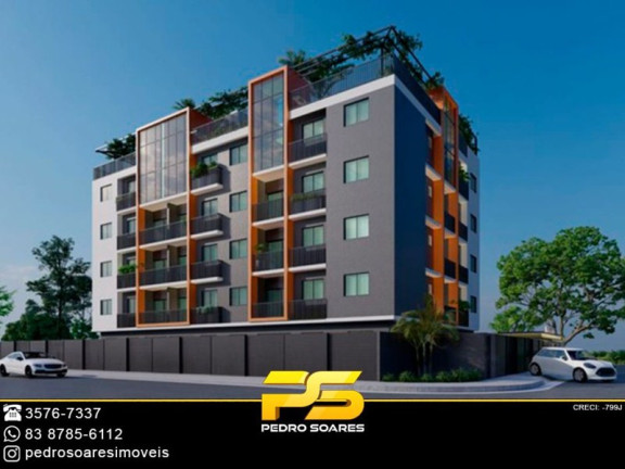 Apartamento com 2 Quartos à Venda, 56 m² em Cristo Redentor - João Pessoa
