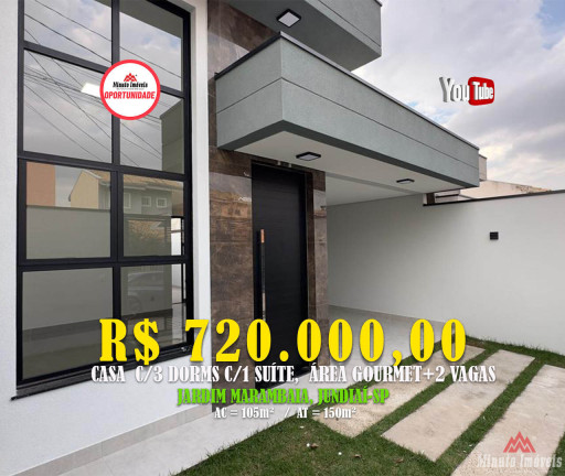 Imagem Casa com 3 Quartos à Venda, 101 m² em Jardim Marambaia - Jundiaí Imagem Casa com 3 Quartos à Venda, 101 m² em Jardim Marambaia - Jundiaí