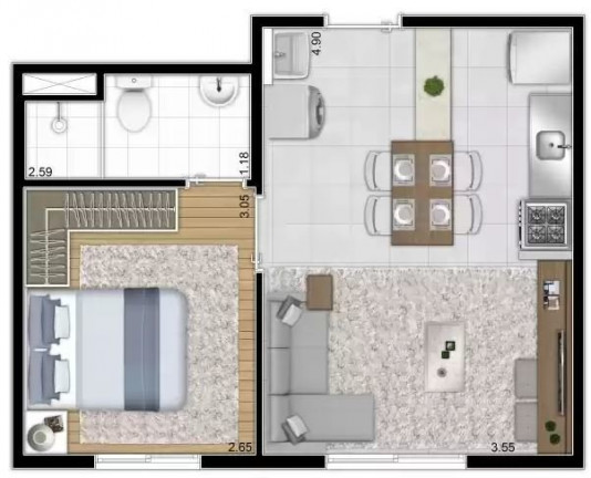 Imagem Apartamento com 2 Quartos à Venda, 32 m² em Sapopemba - São Paulo Imagem Apartamento com 2 Quartos à Venda, 32 m² em Sapopemba - São Paulo