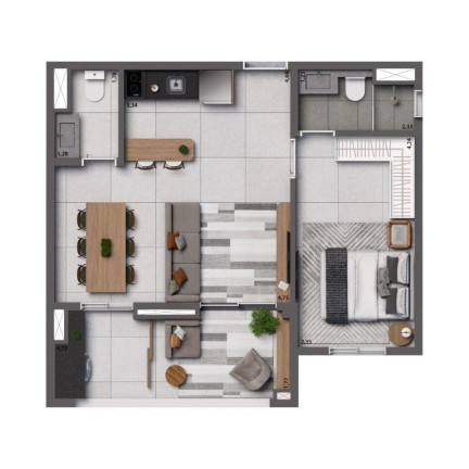 Imagem Studio com 1 Quarto à Venda, 25 m² em Brooklin Paulista - São Paulo