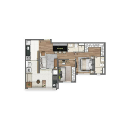 Imagem Apartamento com 2 Quartos à Venda, 67 m² em Tatuapé - São Paulo