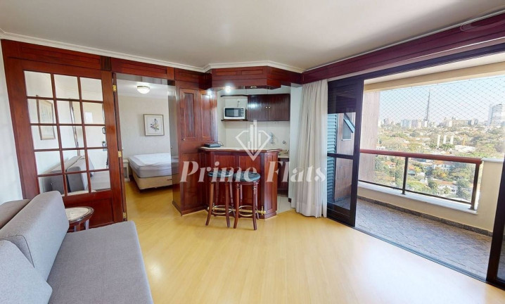 Apartamento com 1 Quarto para Alugar, 39 m² em Higienópolis - São Paulo