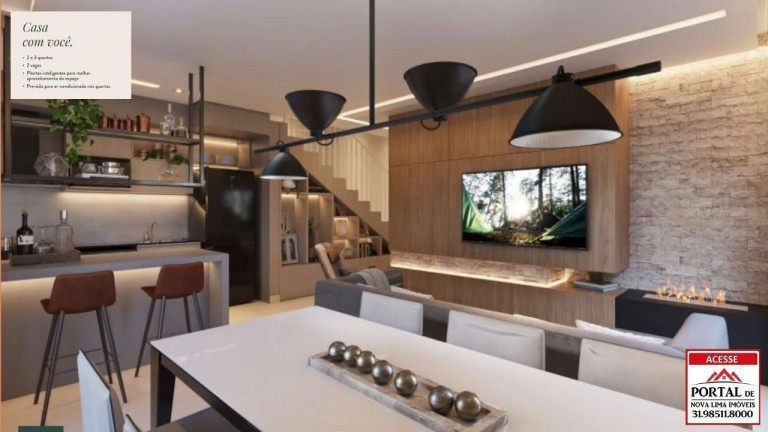 Imagem Casa com 2 Quartos à Venda, 80 m² em Pau Pombo - Nova Lima
