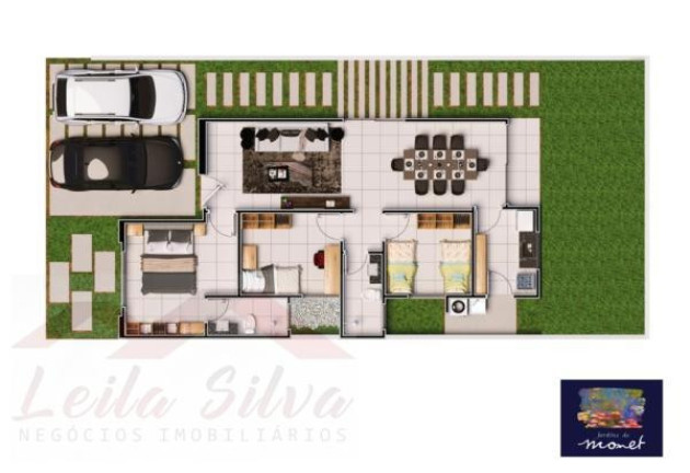 Imagem Casa de Condomínio com 3 Quartos à Venda, em Gurupi - Teresina Imagem Casa de Condomínio com 3 Quartos à Venda, em Gurupi - Teresina