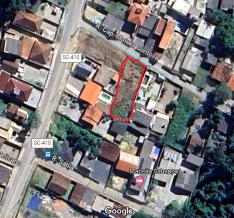Terreno à Venda, 430 m² em Centro - Governador Celso Ramos