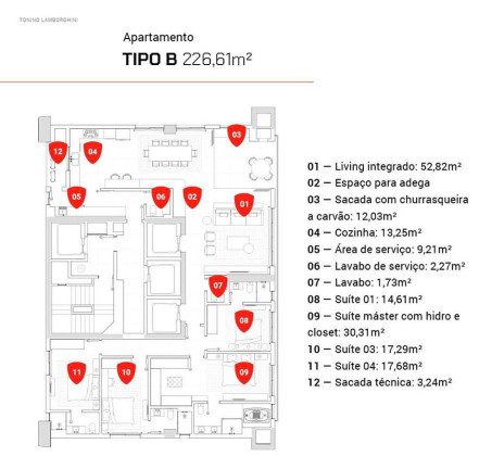 Imagem Apartamento com 4 Quartos à Venda, 226 m² em Barra Sul - Balneário Camboriú