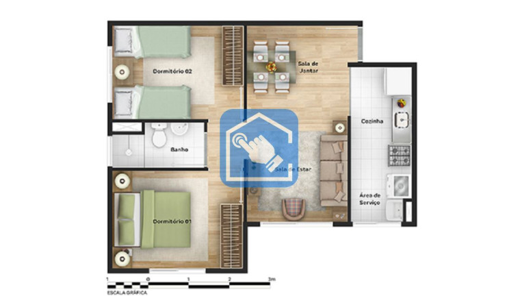 Imagem Apartamento com 2 Quartos à Venda, 41 m² em Parque Do Carmo - São Paulo