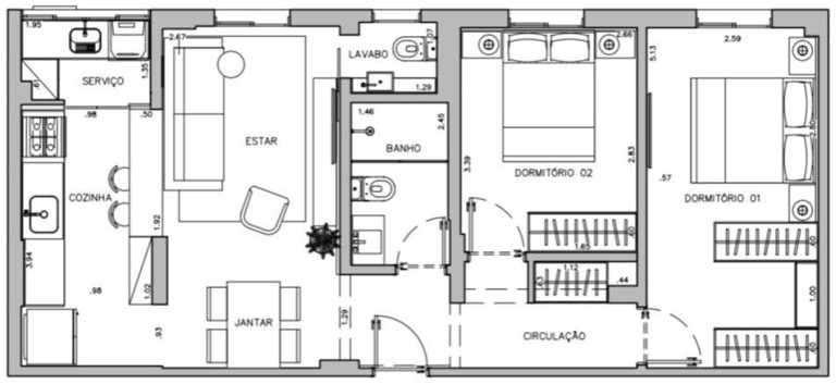 Imagem Apartamento com 2 Quartos à Venda, 64 m² em Itaim Bibi - São Paulo