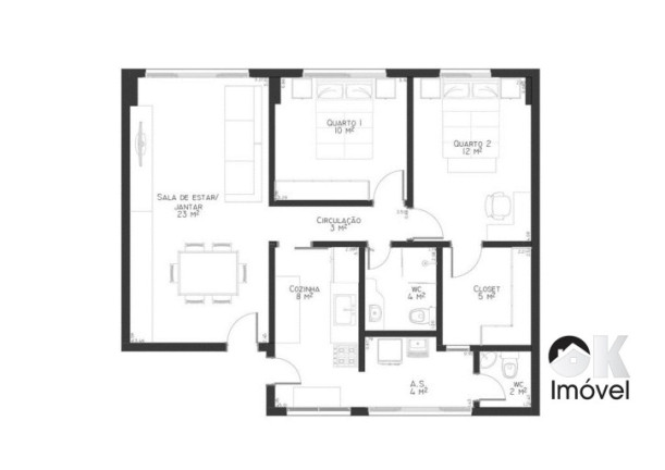 Imagem Apartamento com 2 Quartos à Venda, 79 m² em Perdizes - São Paulo Imagem Apartamento com 2 Quartos à Venda, 79 m² em Perdizes - São Paulo
