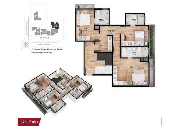 Imagem Cobertura com 3 Quartos à Venda, 147 m² em Centro - Gramado