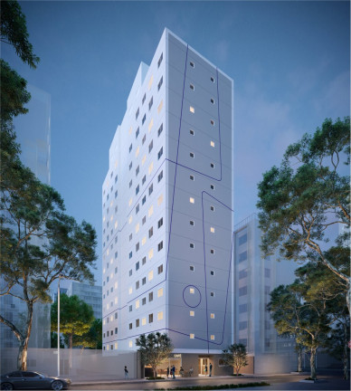 Apartamento com 2 Quartos à Venda, 33 m² em Vila Buarque - São Paulo