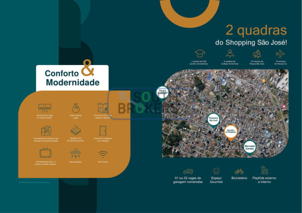 Imagem Apartamento com 2 Quartos à Venda,  em Centro - São José Dos Pinhais