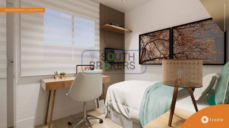 Imagem Apartamento com 2 Quartos à Venda,  em Santa Candida - Curitiba