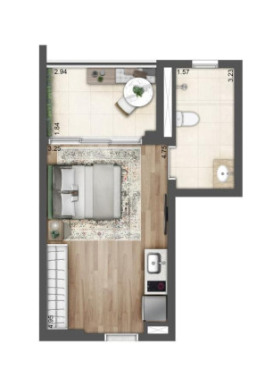 Imagem Apartamento à Venda, 32 m² em Ipiranga - São Paulo Imagem Apartamento à Venda, 32 m² em Ipiranga - São Paulo