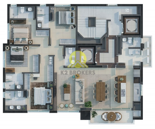 Apartamento com 4 Quartos à Venda, 160 m² em Pioneiros - Balneário Camboriú
