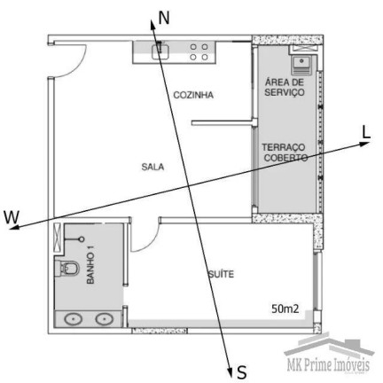 Foto do imóvel Apartamento com 1 Quarto à Venda, 50 m² em Melville Empresarial I E Ii - Barueri