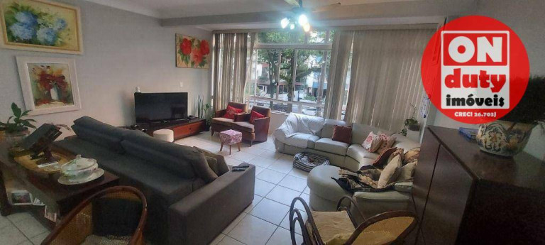 Apartamento com 3 Quartos à Venda, 137 m² em Gonzaga - Santos