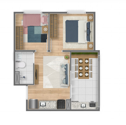 Imagem Apartamento com 2 Quartos à Venda, 35 m² em Vila Romana - São Paulo