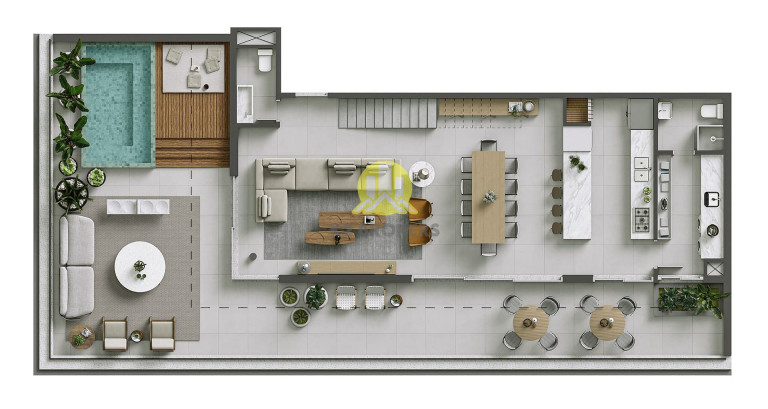 Imagem Cobertura com 3 Quartos à Venda, 266 m² em Centro Cívico - Curitiba Imagem Cobertura com 3 Quartos à Venda, 266 m² em Centro Cívico - Curitiba