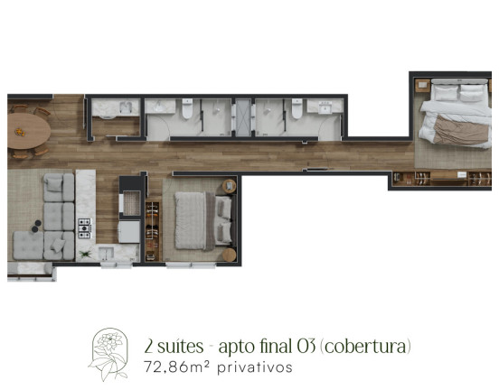 Imagem Apartamento com 2 Quartos à Venda, 70 m² em Centro - Canela Imagem Apartamento com 2 Quartos à Venda, 70 m² em Centro - Canela