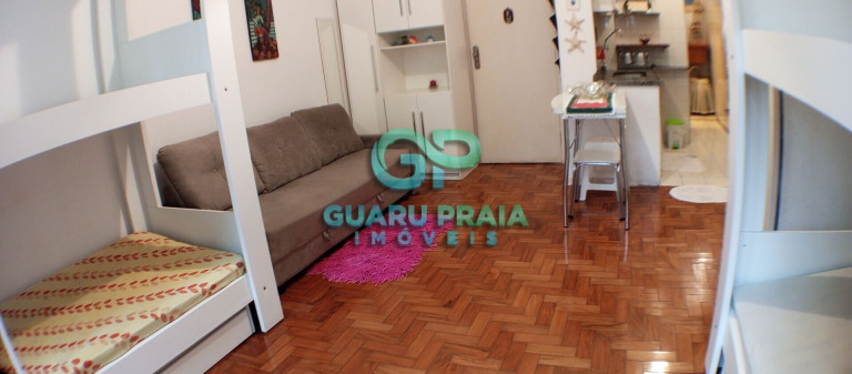 Imagem Kitnet com 1 Quarto à Venda, 35 m² em Pitangueiras - Guarujá