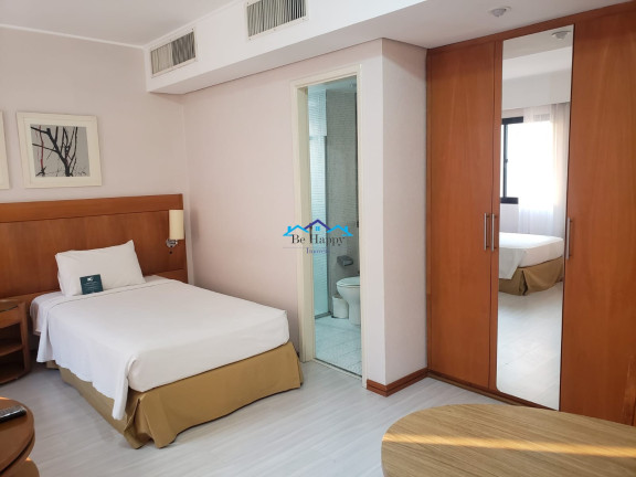 Imagem Flat com 1 Quarto para Alugar, 29 m² em Indianópolis - São Paulo Imagem Flat com 1 Quarto para Alugar, 29 m² em Indianópolis - São Paulo