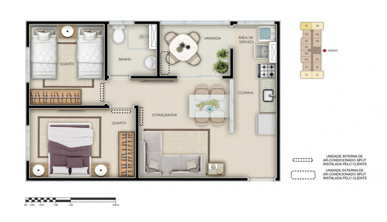 Imagem Studio com 1 Quarto à Venda, 34 m² em Morumbi - São Paulo