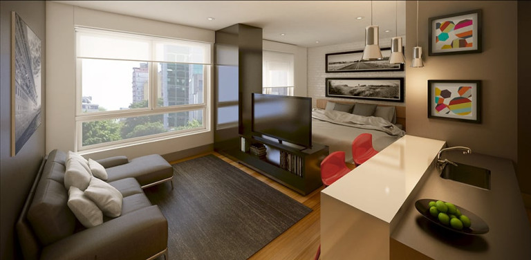 Imagem Imóvel com 1 Quarto à Venda,  em Moinhos De Vento - Porto Alegre