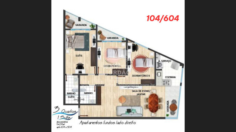 Imagem Apartamento com 3 Quartos à Venda, 120 m² em Balneário De Iriri - Anchieta Imagem Apartamento com 3 Quartos à Venda, 120 m² em Balneário De Iriri - Anchieta