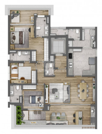 Imagem Apartamento com 3 Quartos à Venda, 154 m² em Campo Belo - São Paulo