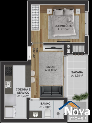 Imagem Imóvel com 1 Quarto à Venda, 60 m² em Pousada Da Neve - Nova Petrópolis