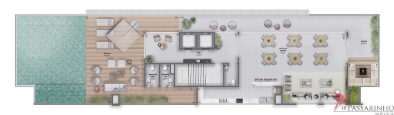 Apartamento com 3 Quartos à Venda, 188 m² em Praia Grande - Torres
