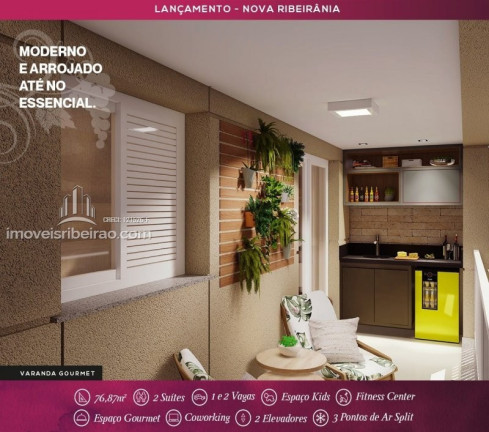 Imagem Apartamento com 2 Quartos à Venda, 76 m² em Nova Ribeirânia - Ribeirão Preto