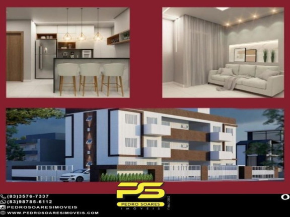 Imagem Apartamento com 2 Quartos à Venda, 56 m² em Gramame - João Pessoa
