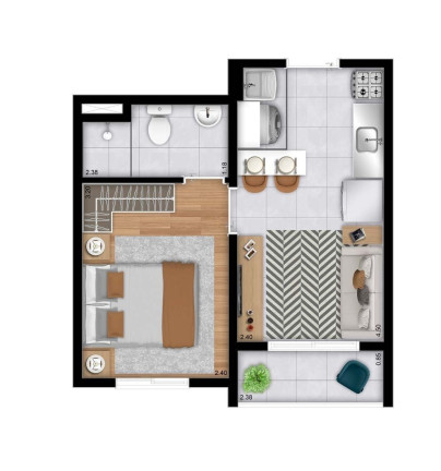 Imagem Imóvel com 1 Quarto à Venda, 27 m² em Brás - São Paulo Imagem Imóvel com 1 Quarto à Venda, 27 m² em Brás - São Paulo