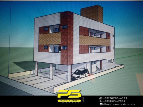 Apartamento com 2 Quartos à Venda, 55 m² em Valentina De Figueiredo - João Pessoa