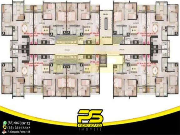 Imagem Apartamento com 2 Quartos à Venda, 51 m² em Cristo Redentor - João Pessoa