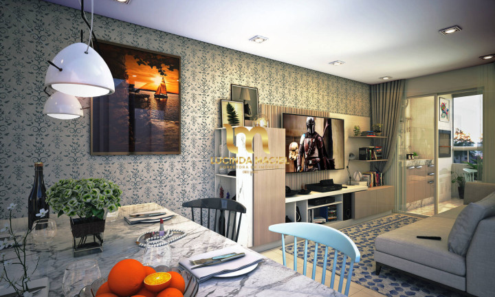 Imagem Apartamento com 2 Quartos à Venda, 63 m² em Maracanã - Praia Grande