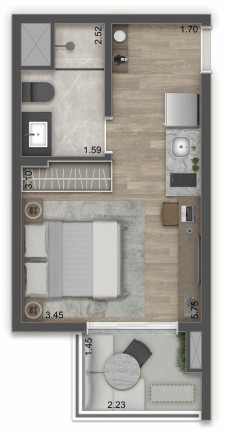 Imagem Imóvel com 1 Quarto à Venda, 25 m² em Freguesia Do ó - São Paulo
