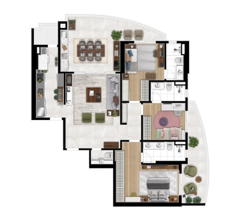 Imagem Apartamento com 2 Quartos à Venda, 113 m² em Ponta Da Praia - Santos