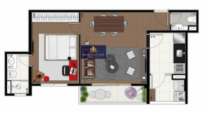 Imagem Apartamento com 1 Quarto à Venda, 57 m² em Vila Madalena - São Paulo