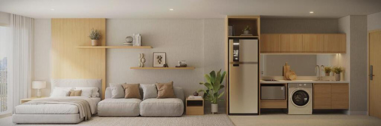 Imagem Apartamento com 1 Quarto à Venda, 39 m²