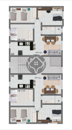 Imagem Apartamento com 3 Quartos à Venda, 58 m² em Parque Xangri-lá - Contagem