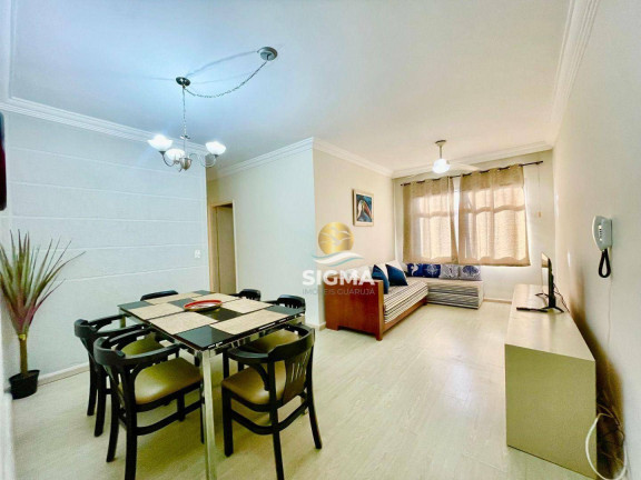 Apartamento com 3 Quartos à Venda, 90 m² em Enseada - Guarujá