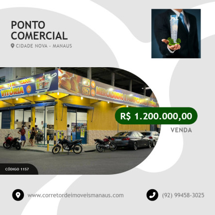 Imagem Ponto Comercial à Venda, 200 m² em Cidade Nova - Manaus