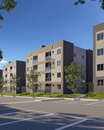 Imagem Apartamento com 2 Quartos à Venda, 47 m² em Loteamento Itaboa - Campo Largo