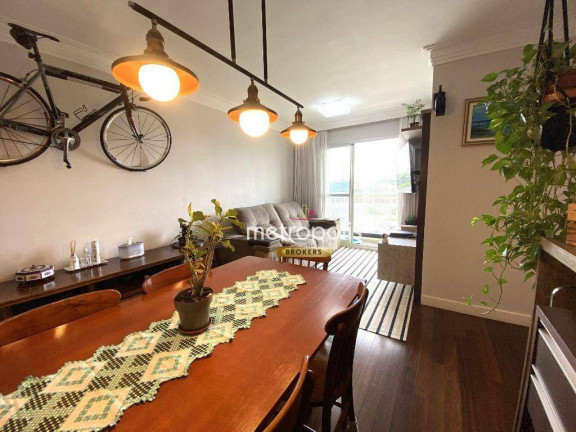 Apartamento com 3 Quartos à Venda, 67 m² em Vila Homero Thon - Santo André