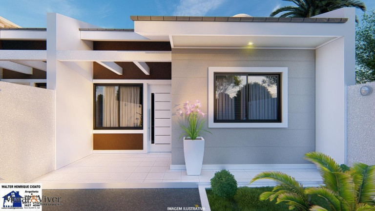 Imagem Casa com 3 Quartos à Venda, 54 m² em Gralha Azul - Fazenda Rio Grande
