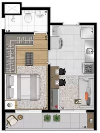 Imagem Apartamento com 1 Quarto à Venda, 28 m² em Casa Verde - São Paulo Imagem Apartamento com 1 Quarto à Venda, 28 m² em Casa Verde - São Paulo